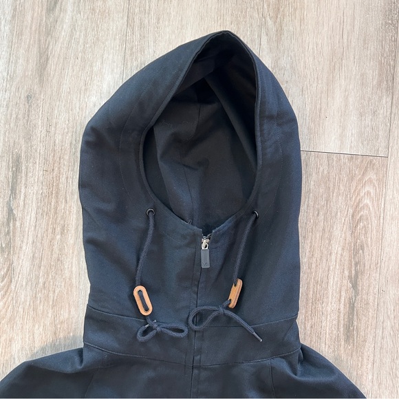 Vintage FW09 Adidas Y-3 Yohji Yamamoto Womens Hooded Twill Anorak Jacket - Sz M - Picture 3 of 7